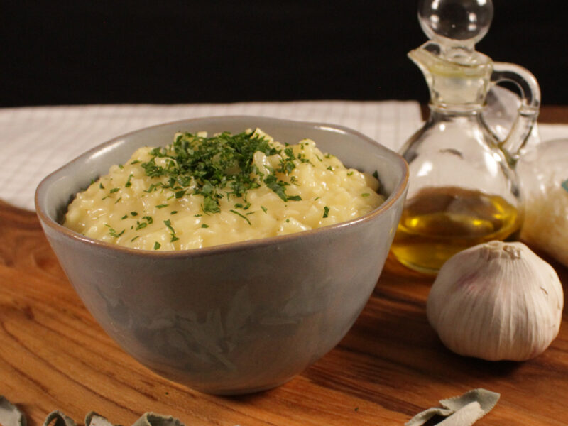 Risotto de Parmesano con Salvia