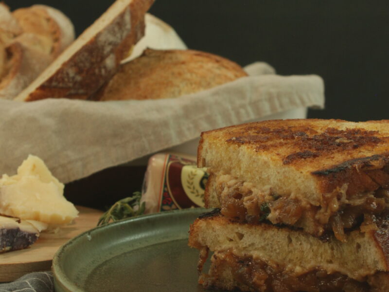 French Onion Grilled Cheese Sandwich