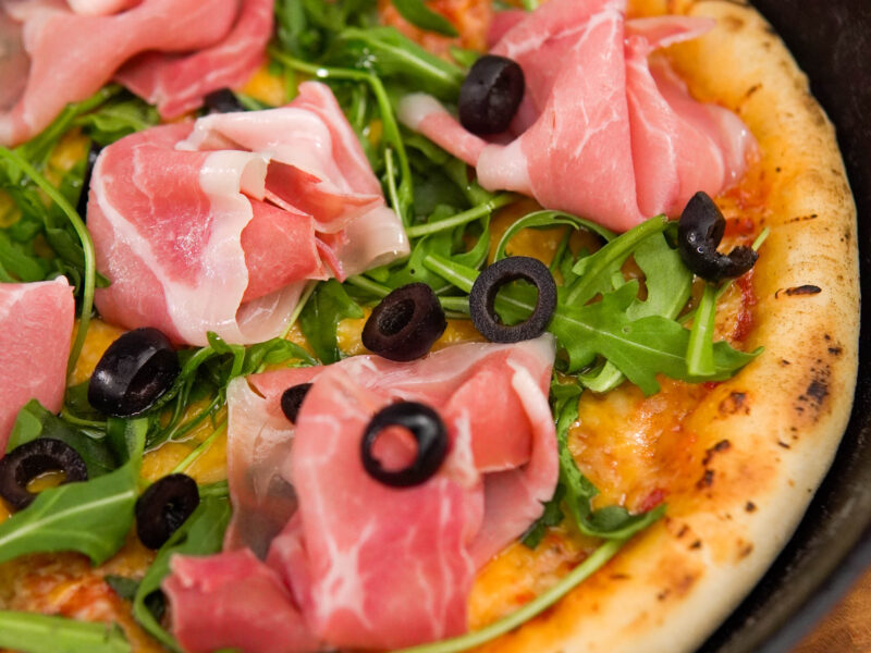 Mini Pizza de Jamón Serrano